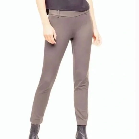 NWT ARITZIA Babaton Elliot Pants Grazer Slim Leg Grazer Brown Tan Khaki Size 4 - Picture 14 of 14